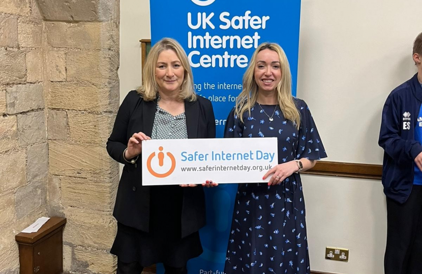 Suzanne at the UK Safer Internet Day Event