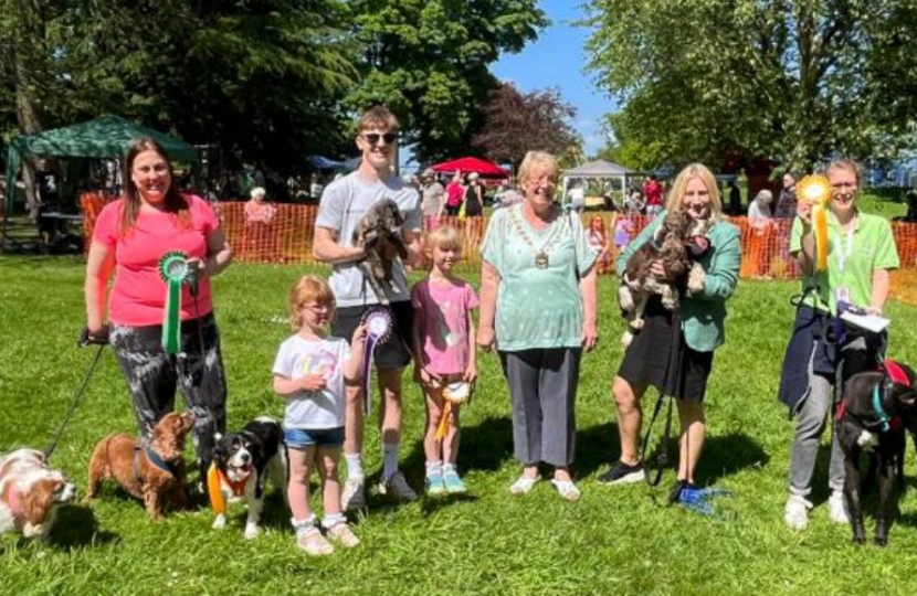 Suzanne Webb MP at Bark in the Park
