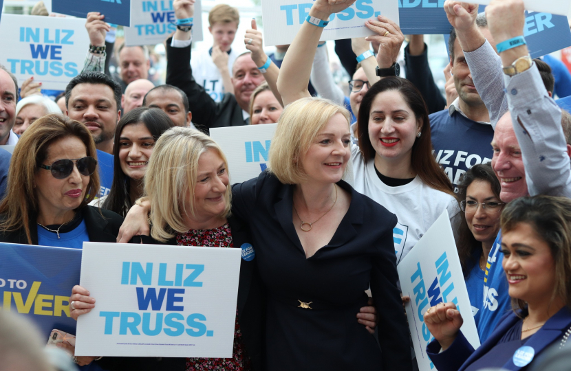 Suzanne Webb MP and Prime Minister Liz Truss