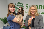 Zoe Yardley with Sid and Suzanne Webb MP