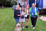 Suzanne Webb MP with Maggie, those who entered her and Ruth Longville
