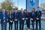 Suzanne Webb MP with pupils and staff from Pedmore High School
