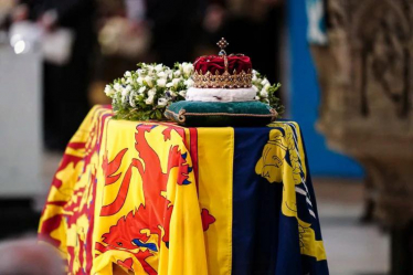 Her Majesty The Queen's Coffin