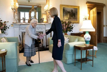 Her Majesty The Queen and Prime Minister Liz Truss MP