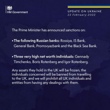 List of UK sanctions on Russia